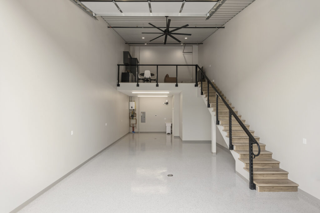 Stairs to Mezzanine Level
